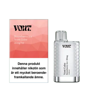 Vont Cube - Strawberry Ice (20 mg, Engångs vape)