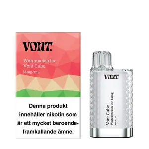 Vont Cube - Watermelon Ice (14 mg, Engångs vape)
