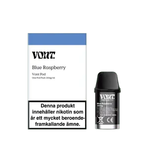 Vont Pod - Blue Raspberry (20 mg, Engångspod)