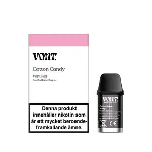 Vont Pod - Cotton Candy (20 mg, Engångspod)