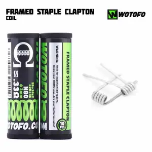 Wotofo Framed Staple Clapton Coil (10-pack)