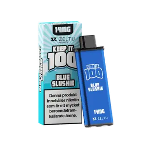 Zeltu - Keep It 100 Blue Slushie (14 mg, Engångspod)