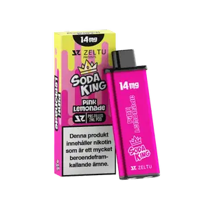 Zeltu - Soda King Pink Lemonade (14 mg, Engångspod)