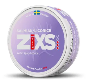 ZIXS - Salmiak / Licorice - Slim (6 mg/portion)